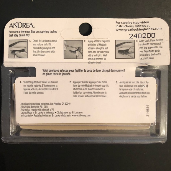 💋5/$15 Mod lash Andrea 53 black - Picture 2 of 2